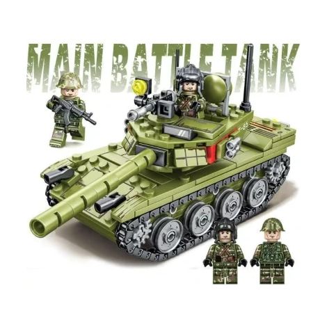 Bausatz eines Panzers vom Typ 85 aus dem Zweiten Weltkrieg (beinhaltet zwei Minifiguren ein Set) (1/5)