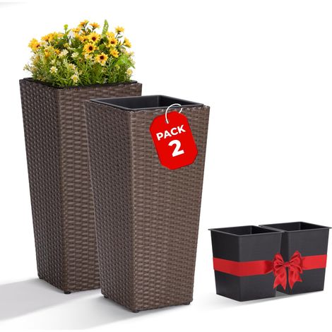 Jardinière, Moka, 61 cm de Hauteur (1/5)