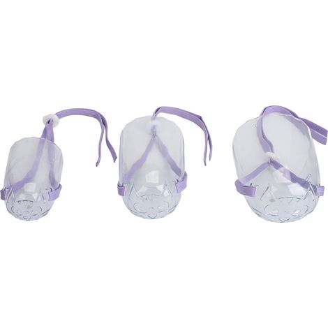 Lot de 3 muselières pour chat, respirantes et anti-morsures, avec globe à bulles pour le toilettage, le bain et la coupe des griffes. (1/5)