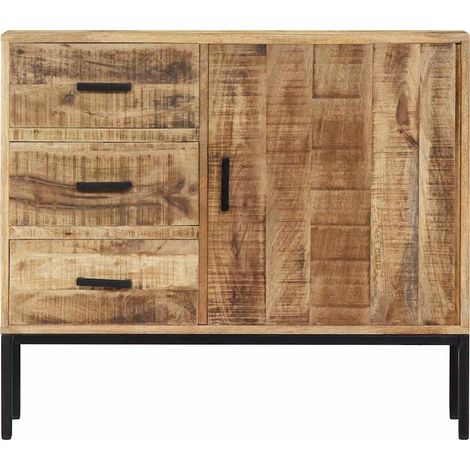 Maison Exclusive - Credenza 88x30x71 cm Legno Massello di Mango (1/5)