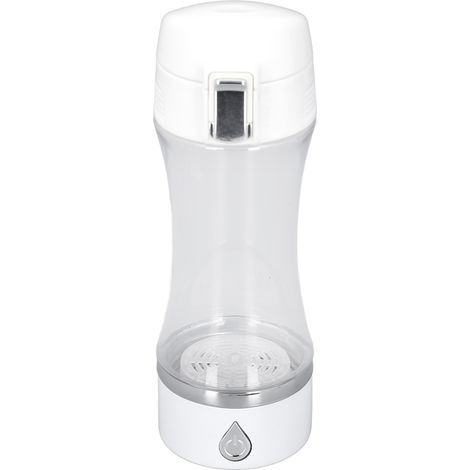 Bouteille d'eau hydrogénée de 380 ml, rechargeable, ioniseur d'eau riche en hydrogène, concentration en H2 : 700 à 900 ppb (1/5)