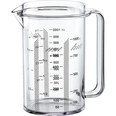 Guzzini Kitchen Active Design Caraffa Graduata 13 x 17 x H 19 cm (1/2)