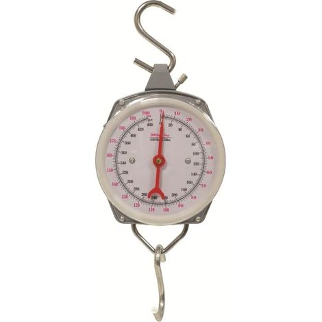 Peson rond dynamométrique 200 kg - Balance suspendue - Adapté valise