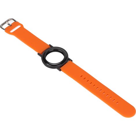 Bracelet de montre pour iOS avec localisateur, bracelet en silicone multifonctionnel anti-rayures pour tout-petits, enfants et personnes âgées, orange