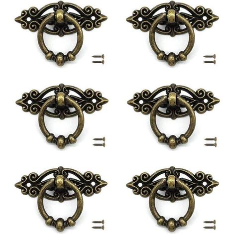 4pcs Poignée Meuble Cuir, Bouton Porte Placard Poignee Simili Cuir Bouton de Tiroir, Poignee de Meuble Vintage (Noir, 96mm) (1/3)