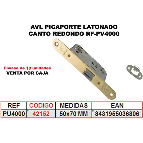 Loquet en laiton unifié 50x70 mm bord rond PU-4000