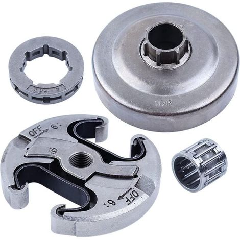 [NEVER USED] 325"-7T Clutch Drum, Clutch Assembly, Sprocket, Rim, Needle Bearing Kit for Husqvarna 340 345 346XP 350 351 353 445 450 E Chainsaw 578097901 (1/4)