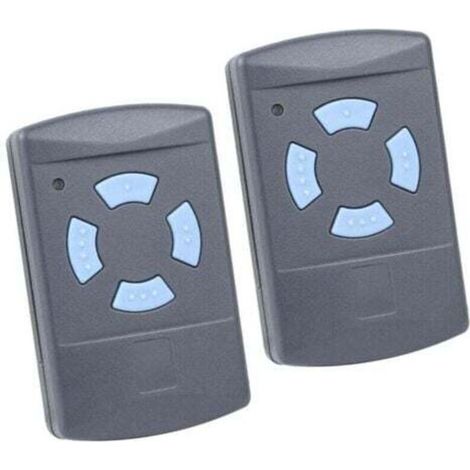 2PACK Garage Door Remote Control Sdre HSM4 868 MHz with 4 Buttons Blue Color Replace Hormann 868 MHz Transmitters HS4 HSM2 HSP4 868 HS1 868 Tubauto HSM4 868 Tubauto HS4 868 Frequency,