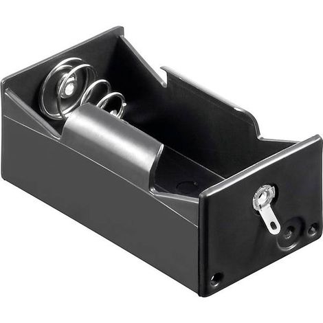 Goobay 12457 Portabatteria 1x Torcia (D) Terminali a saldare (L x L x A) 69 x 35 x 27.5 mm