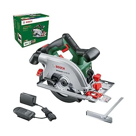 Sierra circular a batería Bosch UniversalCirc 18V-53 (Profundidad de corte máxima de 53 mm, Sistema de 18V, sin batería)