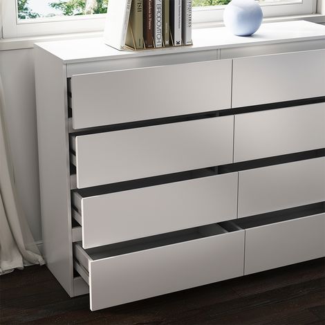 Cassettiera per camera da letto Calisto, Bianco, 138 x 101.5 cm, Vicco (1/5)