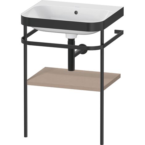 Duravit Happy D.2 Plus c-bonded Set avec console métallique,
