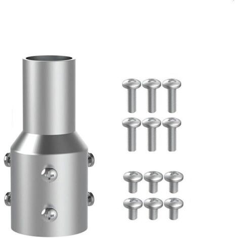 Adaptateur de tuyau réducteur de mât adaptateur de tuyau support de poteau kit de montage en alliage d'aluminium pour Starlink pour Gen2 pour mât TV et mât satellite (1/5)