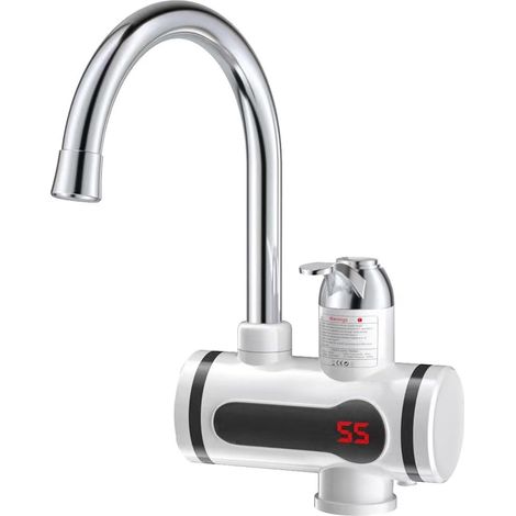 Chauffe Eau Électrique Instantané Robinet Cuisine Chaleur Rapide Led Nouveau Norme Européenne (1/5)