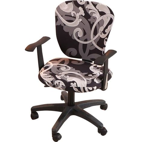1 Funda universal para silla, poliéster elastano, duradera, para silla de oficina o giratoria. (1/5)