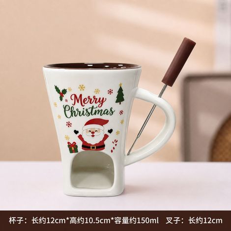 Chauffe-tasse de Noël et d'Halloween, tasse chauffante pour aliments et boissons, tasse chauffante électrique festive pour la maison et le bureauNoël-WOODTOR (1/3)