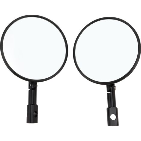 GOOFIT Universal Round Folding Rearview Mirror for ATVs and Beach Buggies (1/4)