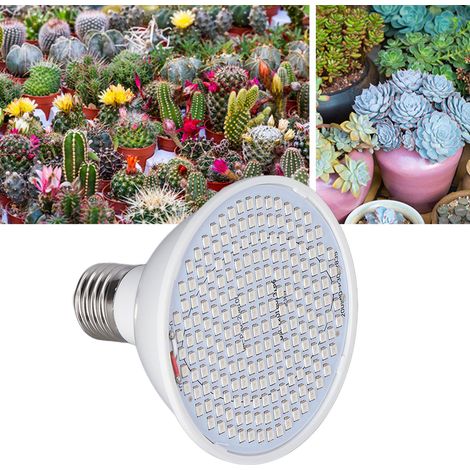 Lampe de croissance LED pour plantes, 85-265 V, lumière rouge et bleue, pot pour semis d'intérieur, ampoule E27-00 (1/5)