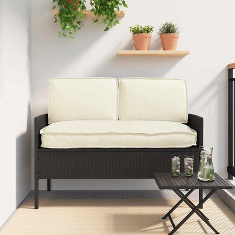 Ensemble 3 coussins crème en tissu Oxford, intérieur et extérieur, 120 x 50 x 52 cm - PANGIVO (1/5)