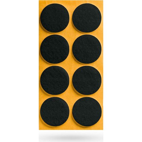 Filzgleiter Ø 35 x 3 mm selbstklebend schwarz (1/2)