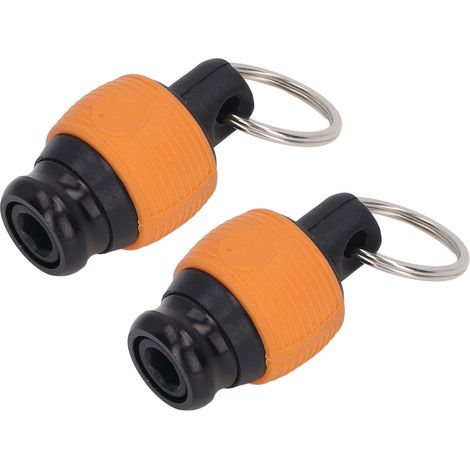 Lot de 2 porte-embouts de tournevis à fixation rapide et résistants à l'usure, pour outils de 6,35 mm (1/4 po) de diamètre, jaune (1/5)