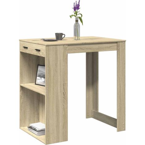 Bartisch Sonoma-Eiche 102x70x103,5 cm Holzwerkstoff