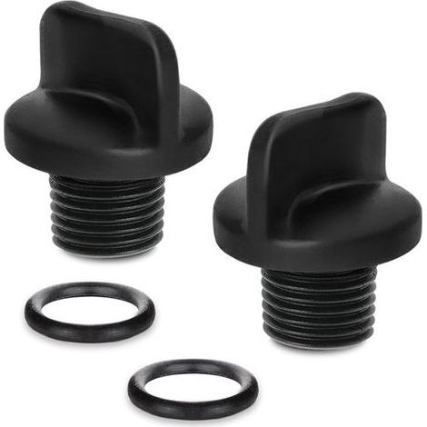 2 pièces de bouchons de tuyau de pompe de piscine - Bouchons de vidange de spa et de chauffe-piscine avec joints toriques de remplacement compatibles avec les pompes de filtration et systèmes de (1/5)