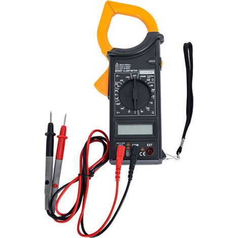 Pince Ampèremétrique Numérique DT266 Testeur Courant Tension AC DC Écran LCD Professionnel Précision Haute