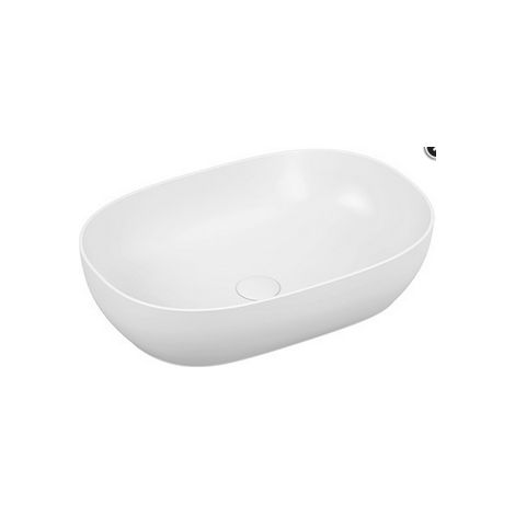 Vitra L300 Aufsatzschale dünnwandig oval 590x405x145mm weiß-clean (1/4)