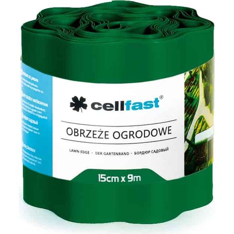 Garteneinfassung 15 cm 9 m dunkelgrün CellFast (1/2)