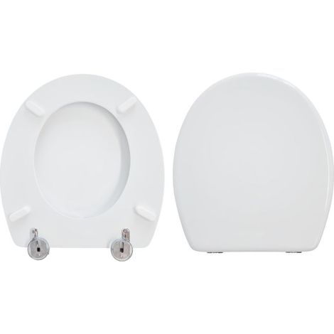 Copriwater Alice Ceramica Short compatibile in poliestere bianco