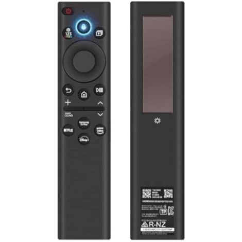 Télécommande de remplacement pour Samsung BN59-01385A, télécommande vocale à chargement solaire pour Samsung Smart TV, TV Samsung universelle compatible avec Samsung Neo LED Smart 4K (1/4)
