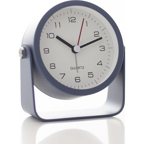 Children's alarm clock - Alarm clock - Digital alarm clock - Silent metal table alarm clock - Alarm clock with light - Blue.