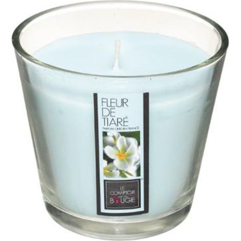 Bougie Parfumée en Verre "Nina" 190g Fleur de Tiaré