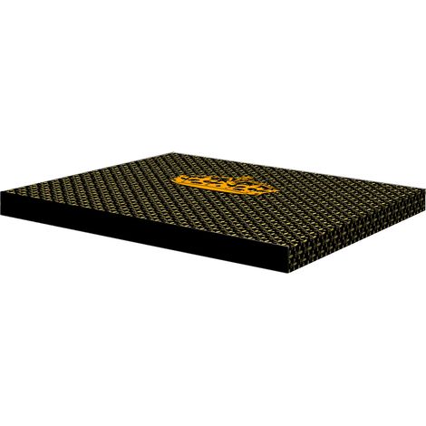 Colchón para cama de perro XXL 110×80×5 cm - espuma, funda impermeable, estampado "Corona", Bertoni (1/4)