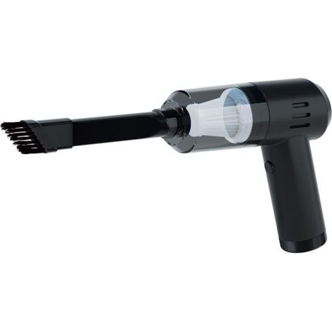 Aspirateur Voiture - Aspirateur à Main sans Fil - USB Voiture Rechargeable Aspirateur Portable - Aspiration Puissante Aspirateur pour Maison,Table, Bureau - Noir