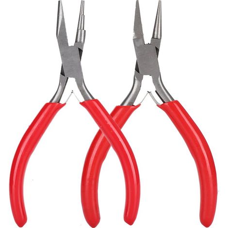 Lot de 2 pinces coupantes pour la fabrication de bijoux, mini-pince coupante pour métaux, outils de quincaillerie faits main (1/5)