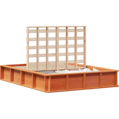 Maison Exclusive - Estructura de cama Marrón cera 120 x 190 cm (1/5)