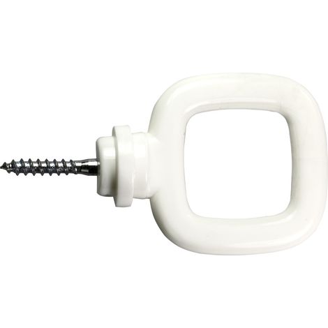 Crochet ferme a vis PA Blanc - 1822115 (1/3)