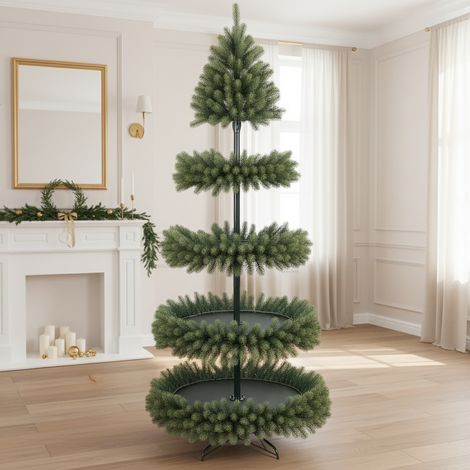 Albero di Natale "Espositivo" per villaggio di natale effetto realistico, 100 % PE (1/5)