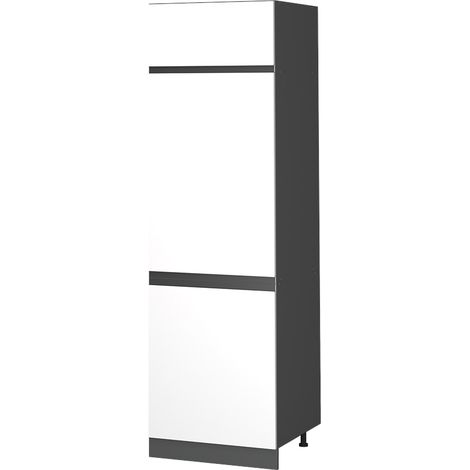 Mobile alto R-Line, Bianco, 60 cm Forma a J, Vicco