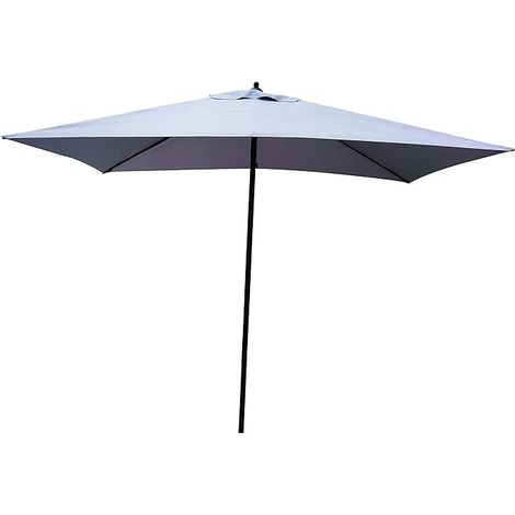 Parapluie de poussée 2x3 mt. - Couleur grise Structure en acier (1/3)