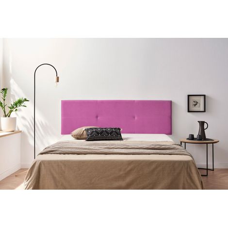 Cabecero Tapizado ALMA Acualine 100x50x5 cm - FUCSIA - Moonia (1/5)