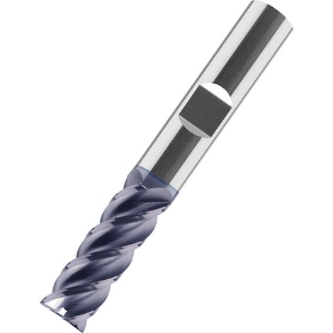 VHM-Schaftfräser TIALN HB 6 mm (1/2)