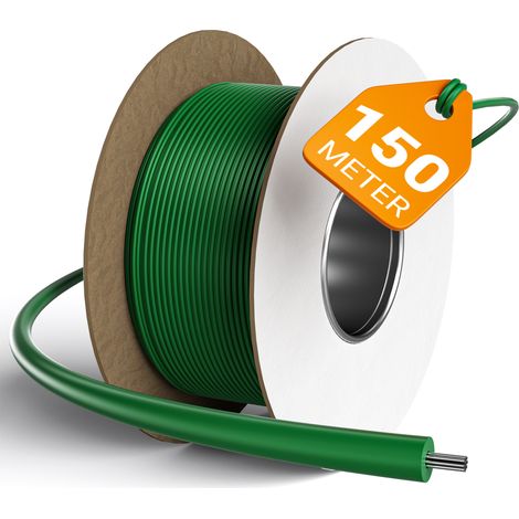 Wiltec Filo perimetrale robot rasaerba 150 m, diametro 2,45 mm, filo di rame stagnato, universale