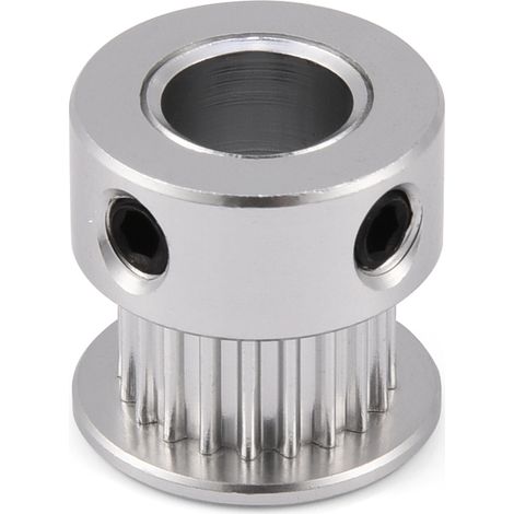 5 Pièces Poulie 2GT 20 Dents en Aluminium pour Courroie Synchrone 8mm - Compatible Imprimante 3D (1/5)