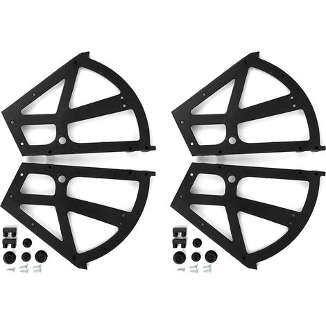 Ej.Life shoe rack hinges,Schuhregal Scharnier Schubladenschrank Scharniere Schuhe Einlagige Teile Klapprahmen Ersatzmetall 4 Befestigungen Zweilagig Regalhalter Hemnes (Ersatzplatte Aufbewahrungsbänke (1/5)