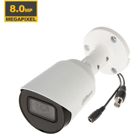 Dahua telecamera bullet 8MP 4K IR30mt microfono - HAC-HFW1801T-A (2.8mm) S