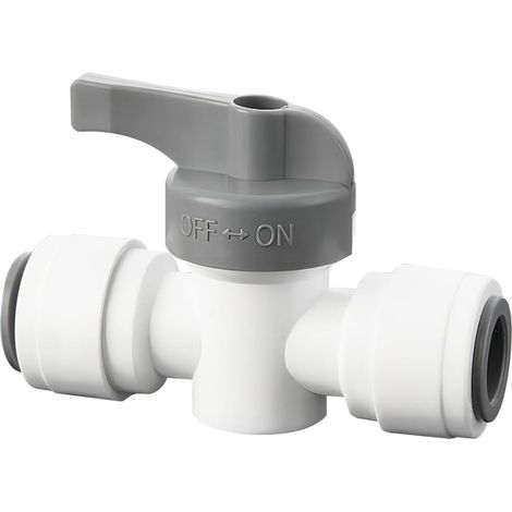 Stück Wasserfilter-Anschlussset, Absperrventil für 1/4", Umkehrosmose-Wasserfilter-Anschlüsse, Kühlschrank-Schlauchverbinder (1/5)