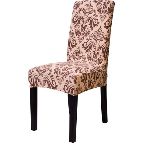 Stretchable Elastic Polyester Chair Cover, Printed Pattern, Universal Removable Stretch Chair Cover, Modern Decoration (Style 7, One Piece) (1/5)